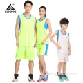 Lidong nuevo estilo de diseño sublimación de sublimación de uniforme de baloncesto